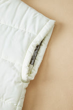 Load image into Gallery viewer, Black Solid Zipper Stand Neck Oversized Puffer Vest