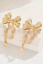 Load image into Gallery viewer, Gold Elegant Bow Stud Earrings

