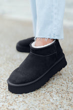 Load image into Gallery viewer, Chestnut Faux Fur Lined Suede Ankle Snow Boots
